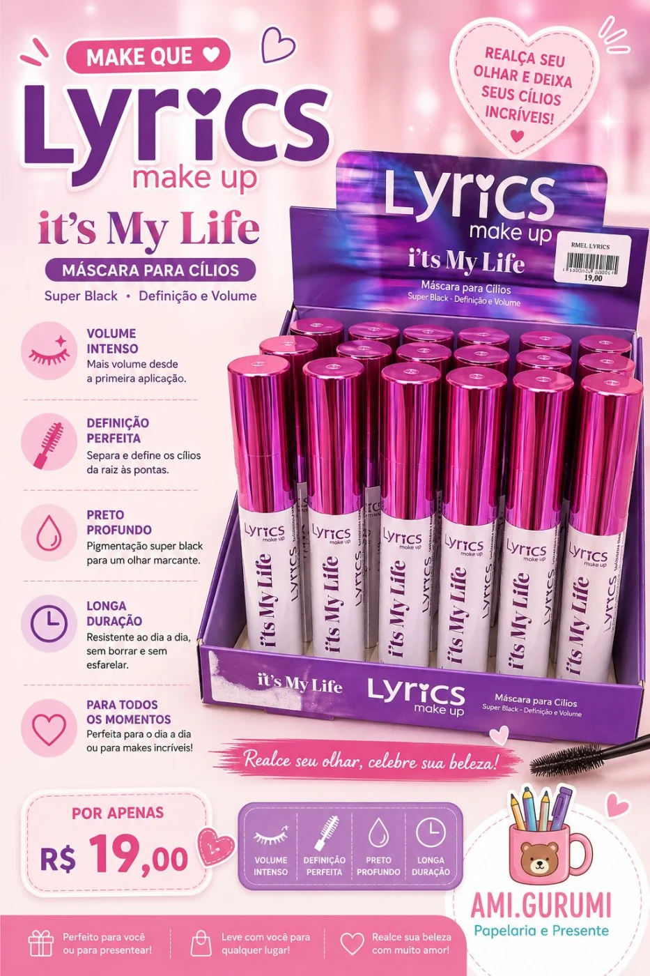 Máscara para Cílios It's My Life Lyrics