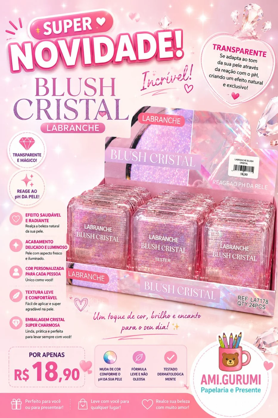 Blush Cristal Labranche